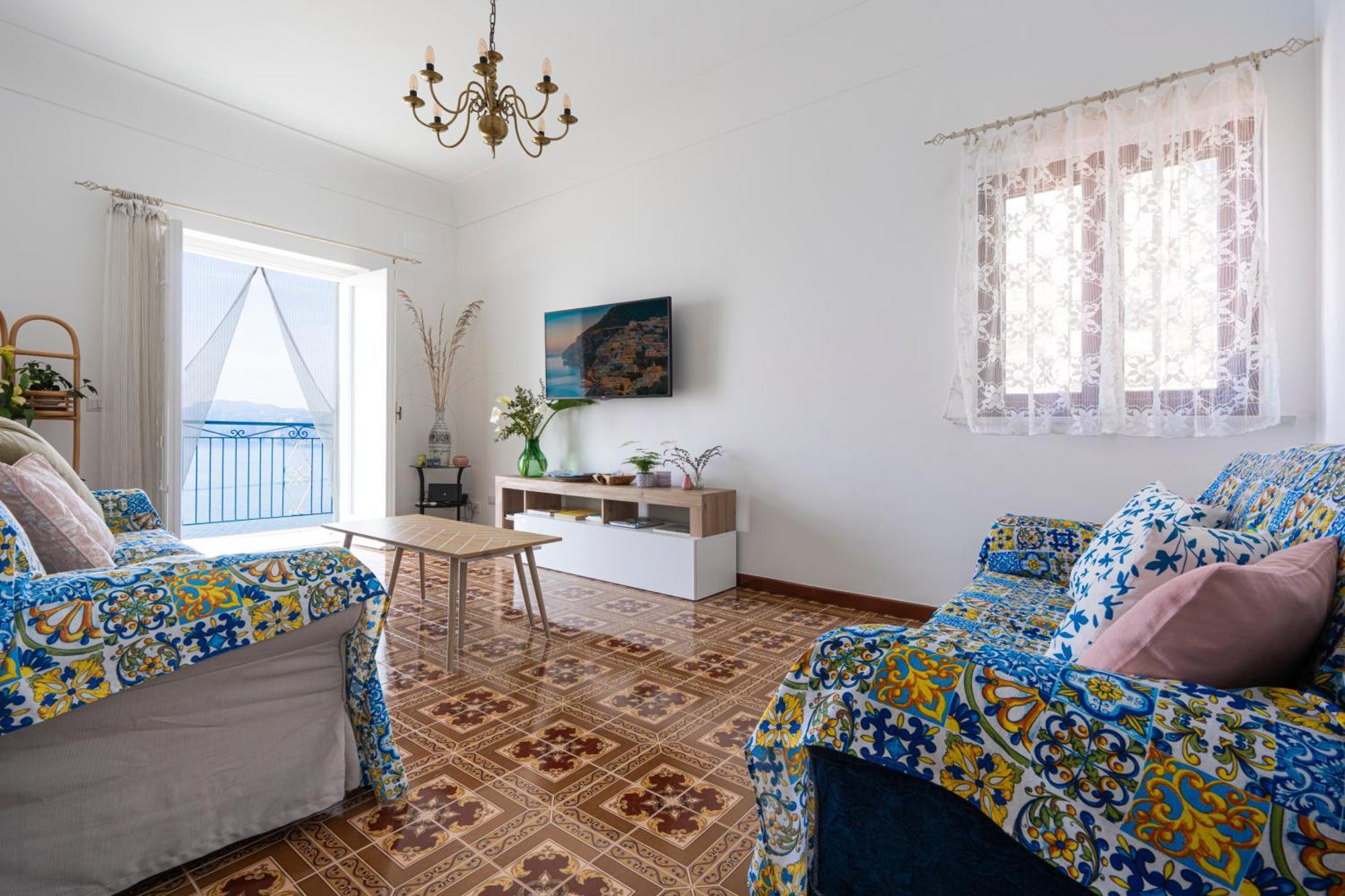 Mimi Junior Home, Central Sea View Apartment Praiano Eksteriør bilde